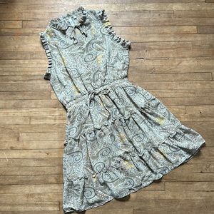 Paisley Print Dress